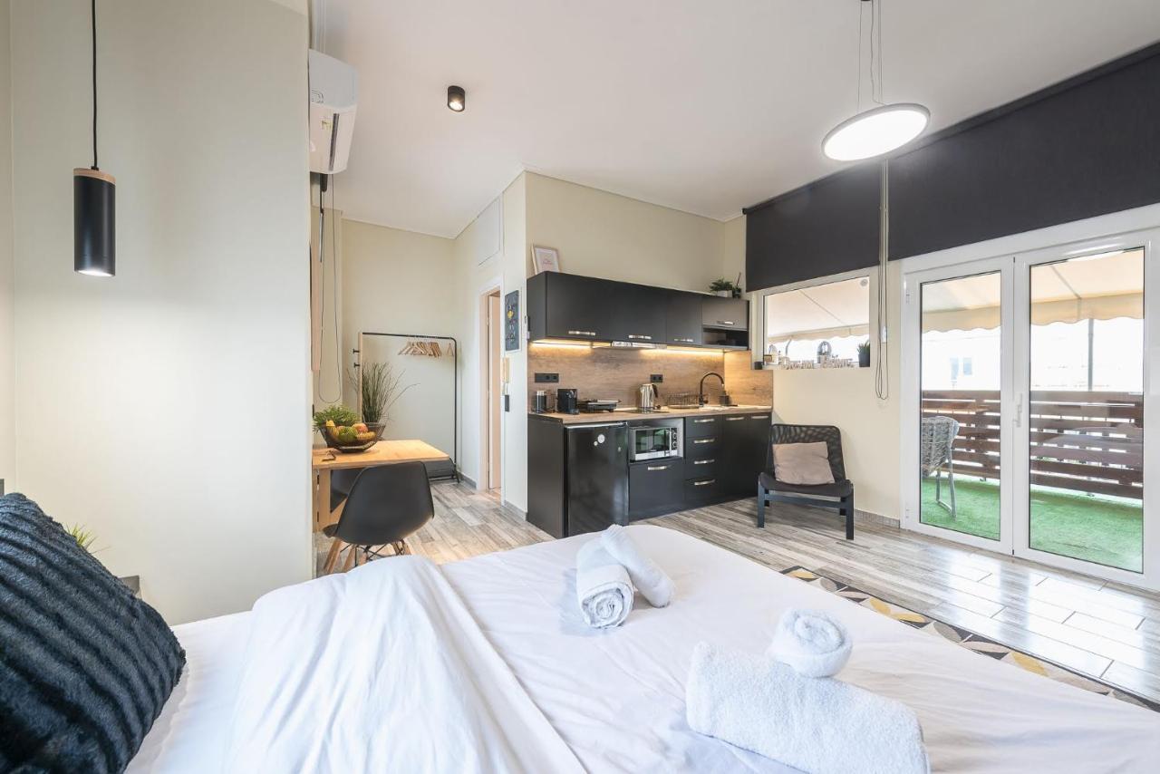 Apartamento Petralona Stylish Penthouse Atenas Exterior foto