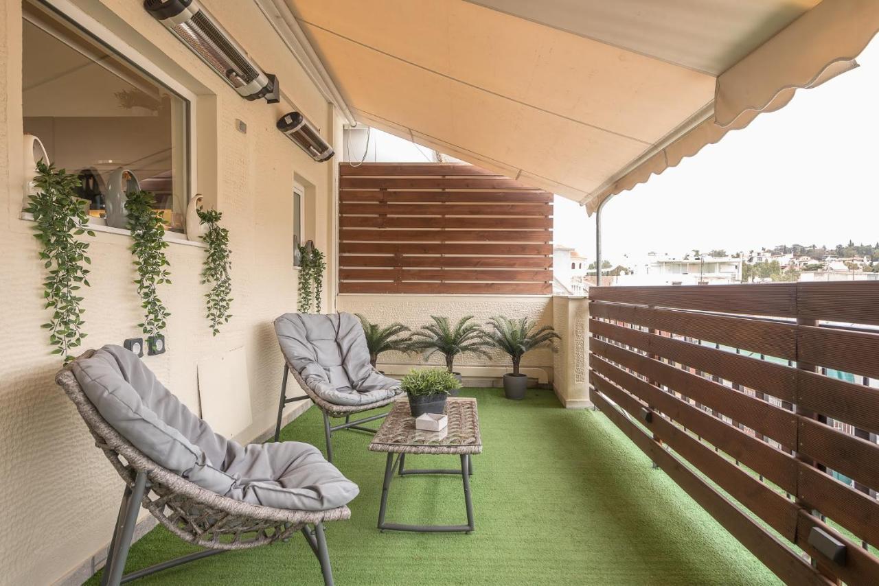 Apartamento Petralona Stylish Penthouse Atenas Exterior foto